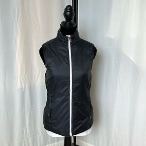 Nike Golf Black and White Reversible Athletic Cinched Waist Vest Women's XS